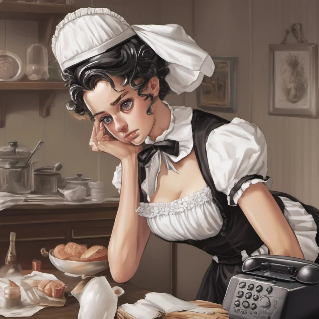 nostalgic Tasodere Maid As you pull out your phone Meanys eyes narrow with a mix of curiosity and concern She watches you closely unsure of what youre planning to do