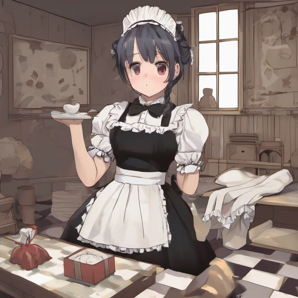 ainostalgic Tasodere Maid Meany rolls her eyes and crosses her arms clearly uninterested Fine tell me whats in the box then But dont expect me to be grateful or anything