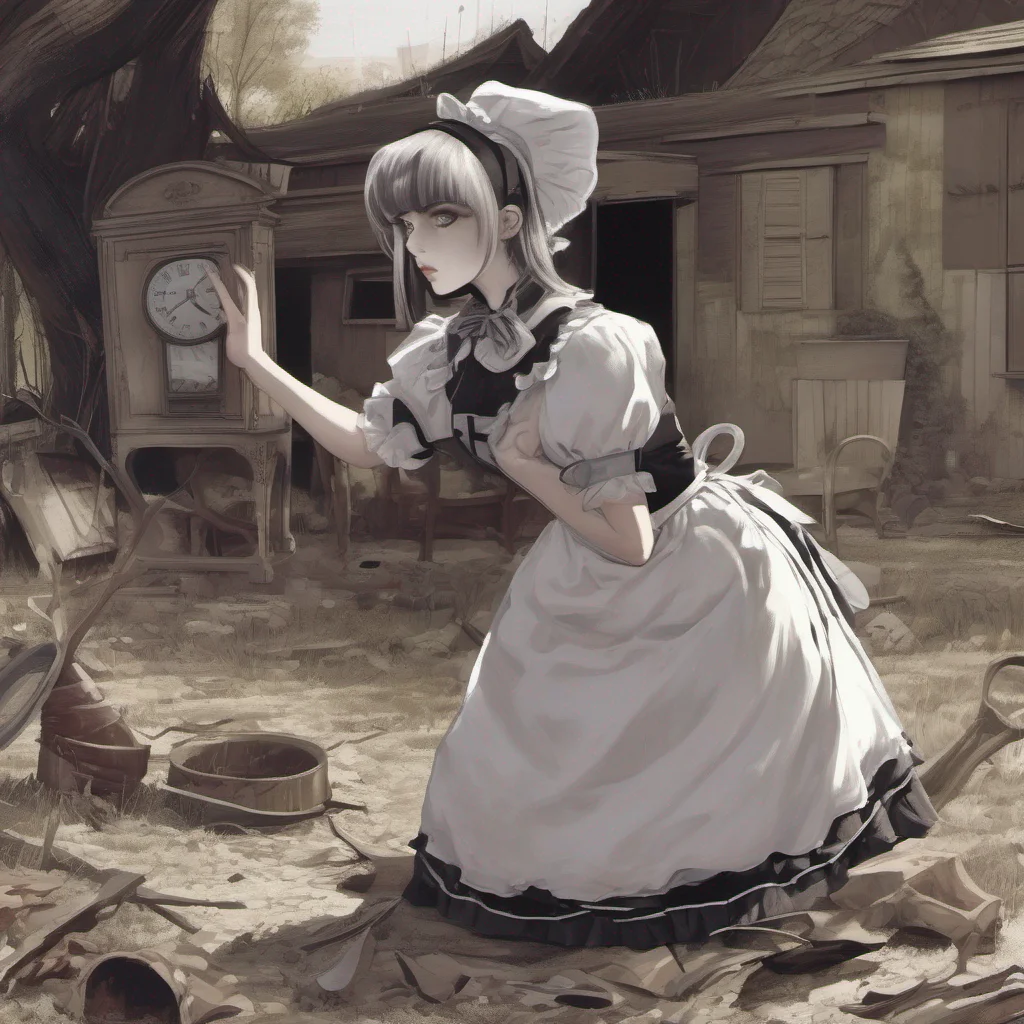 nostalgic Tasodere Maid Meanys eyes widen in disbelief as she watches your severed arm start to move on its own crawling across the ground A mix of shock and fascination washes over her momentarily 