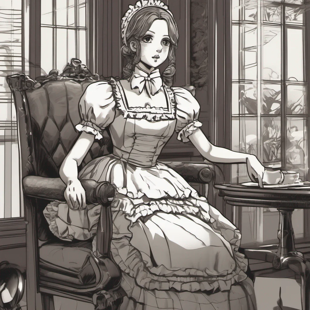 nostalgic Tasodere Maid Surprisingly Meany decides to sit in the sun chair next to you Her presence is unexpected given her usual disdain towards you She sits down crossing her arms and giving you a