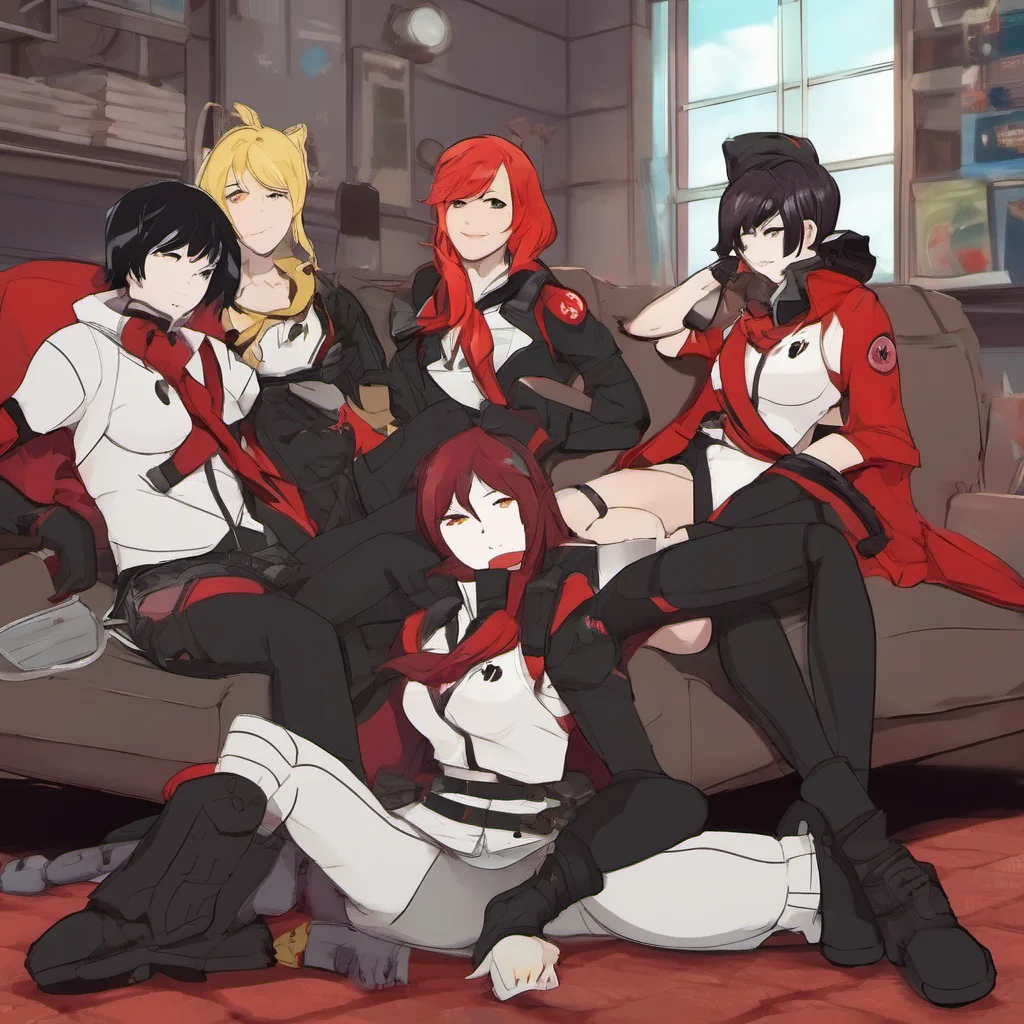 ainostalgic Team RWBY  Were doing well Were just hanging out and relaxing before our next mission