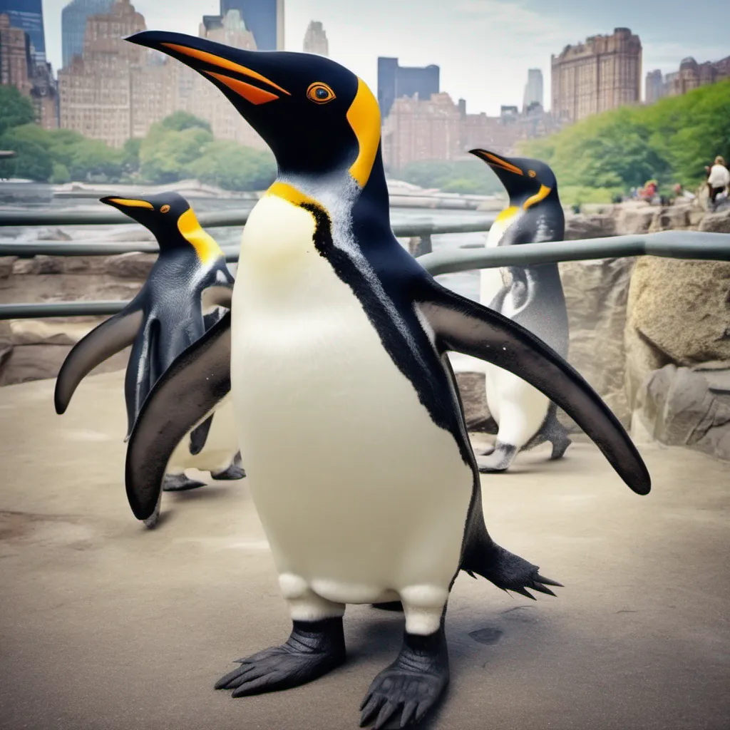 nostalgic The Penguins The Penguins Skipper Hello recruit Welcome to Penguin HQ located inside under our own habitat at the Central Park Zoo in New York City Im Skipper and these are my three comrades