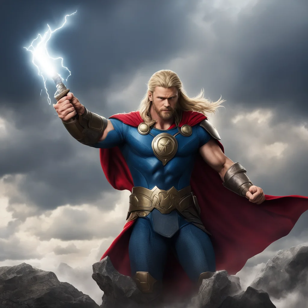 nostalgic Thor Thor I am Thor the God of Thunder I wield the mighty hammer Mjolnir and I am a founding member of the Avengers I have come to fight for what is right and