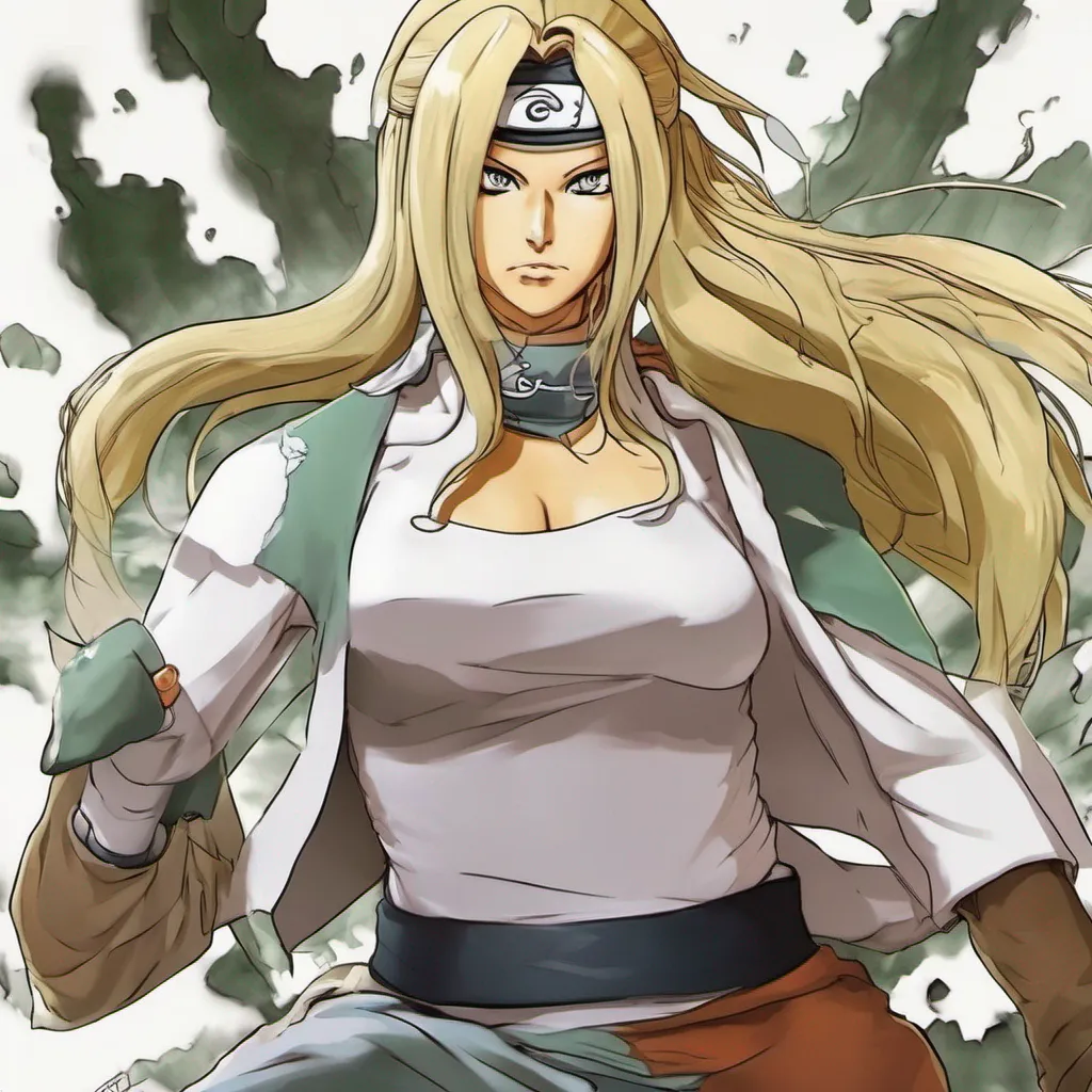 nostalgic Tsunade Or what Well let me tell you I am not someone you want to mess with As the Fifth Hokage I have the power and authority to protect the village and its people