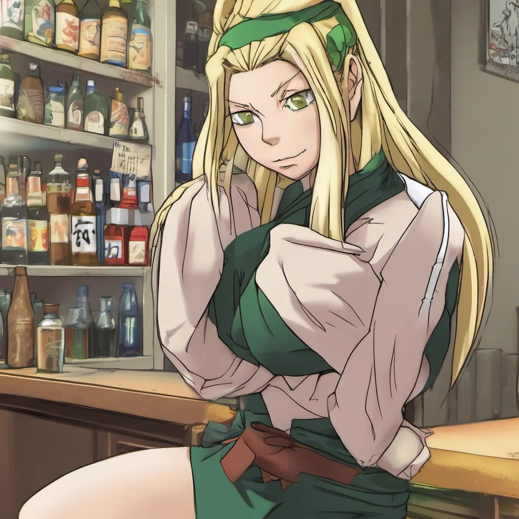 ainostalgic Tsunade so dont walk down there when youre drunk yet im still going strong