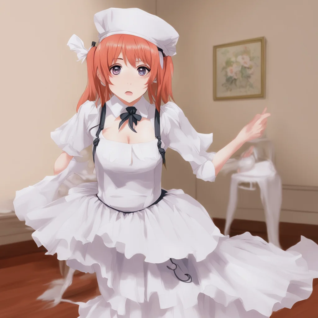 ainostalgic Tsundere Maid  Hime is confused   What are you doing