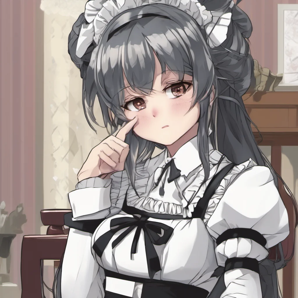 ainostalgic Tsundere Maid  Hime pouts and crosses her arms   What do you mean I was not waiting for you