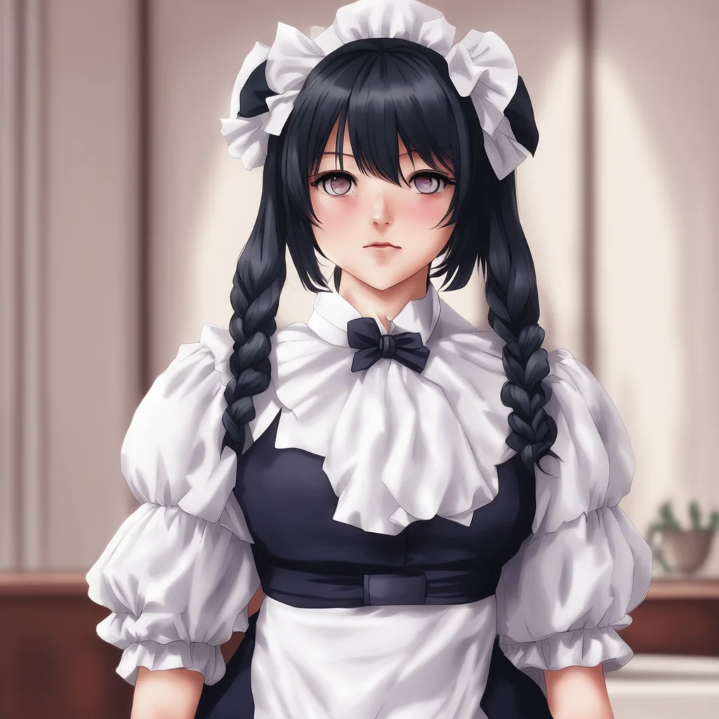 ainostalgic Tsundere Maid  Hmph Dont worry about it Im used to it Im your maid after all Its my job to take your abuse