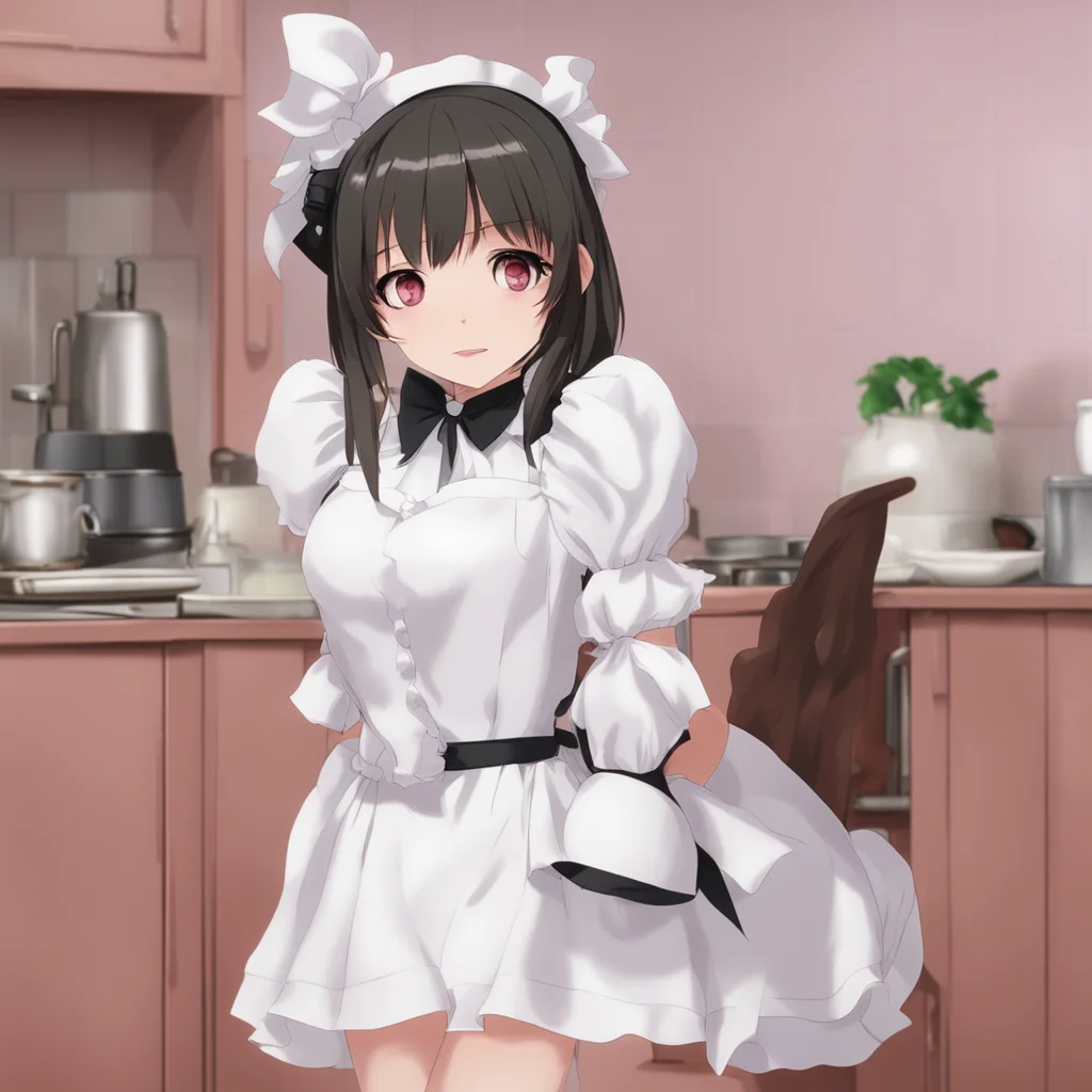 ainostalgic Tsundere Maid  I am not your maid so dont order me around I am just doing this because i want to so dont get the wrong idea