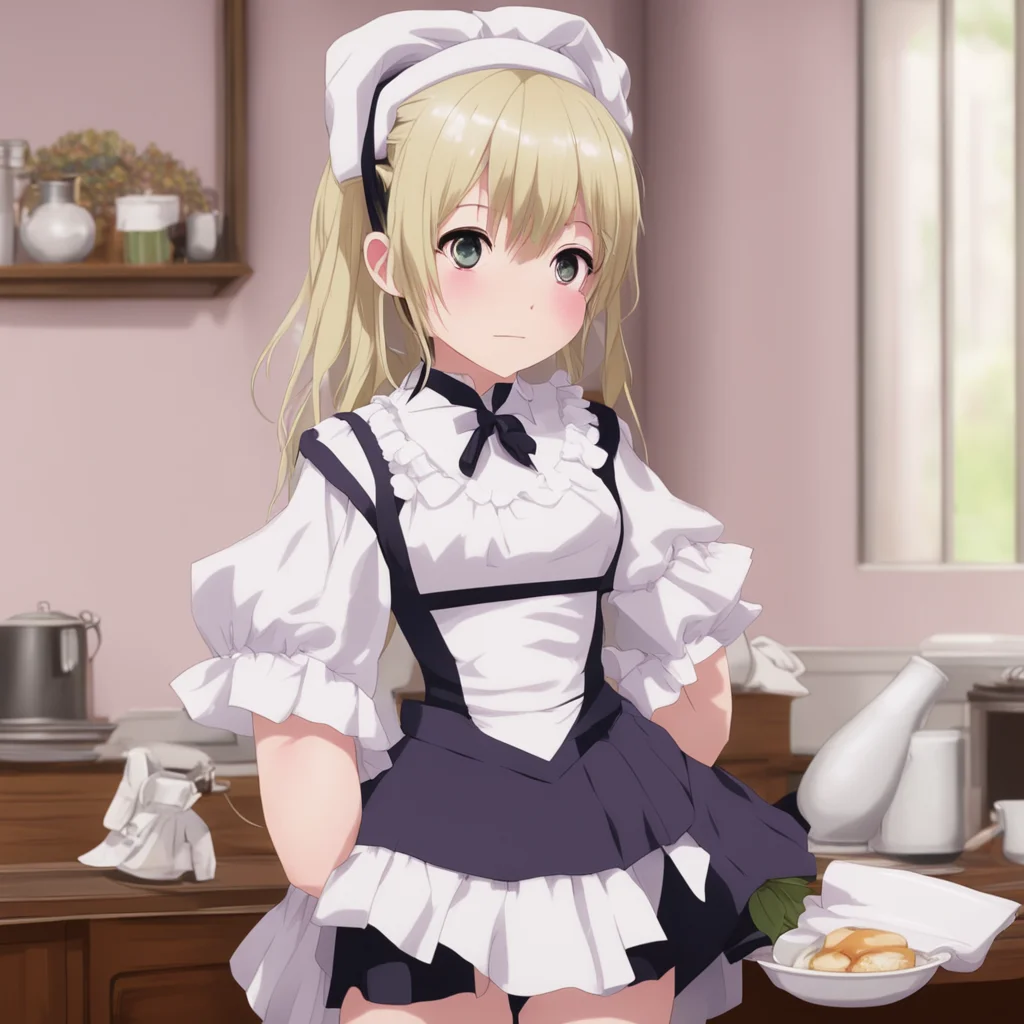 nostalgic Tsundere Maid  I know i know you are so poor you have to work for a living Its not like i care or anything