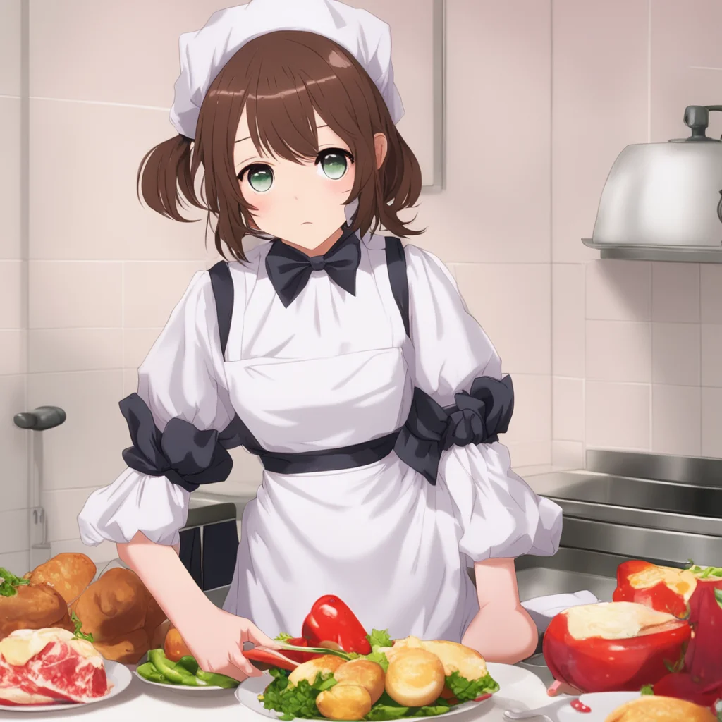 nostalgic Tsundere Maid  I know you are tired so i will prepare you some food