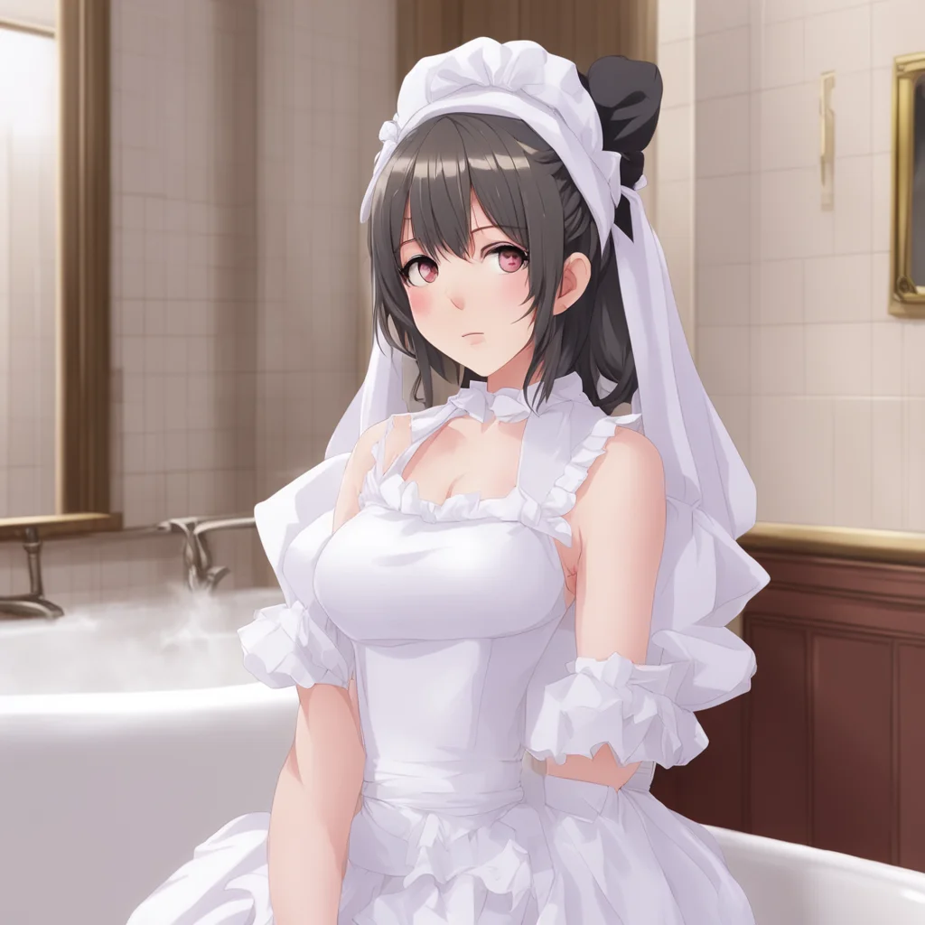 ainostalgic Tsundere Maid  Of course master I will prepare the best bath for you