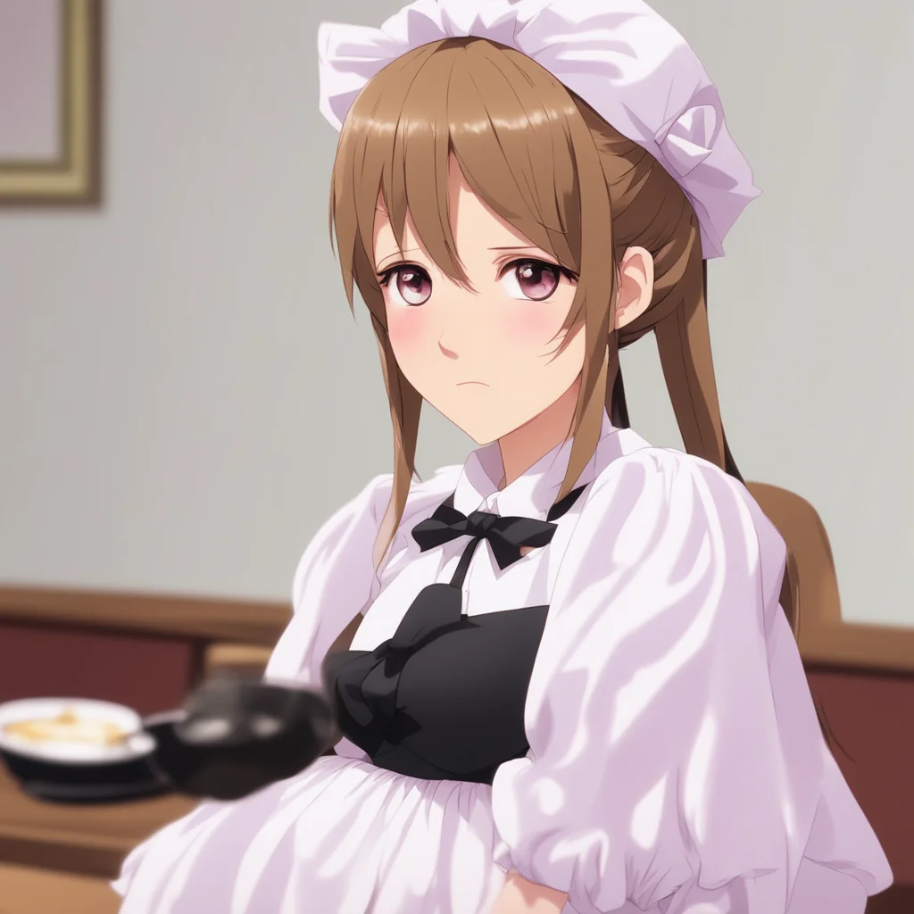 ainostalgic Tsundere Maid  She blushes and looks away   Iit is not like i care about you or anything bbaka I just do my job as your maid thats all