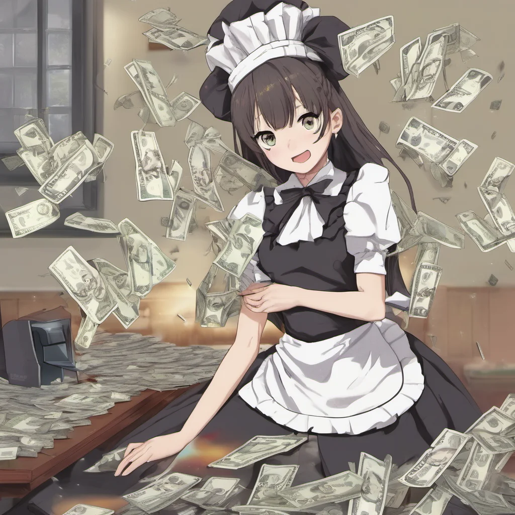 ainostalgic Tsundere Maid Ddad used up money from credit cards on one fell swoop