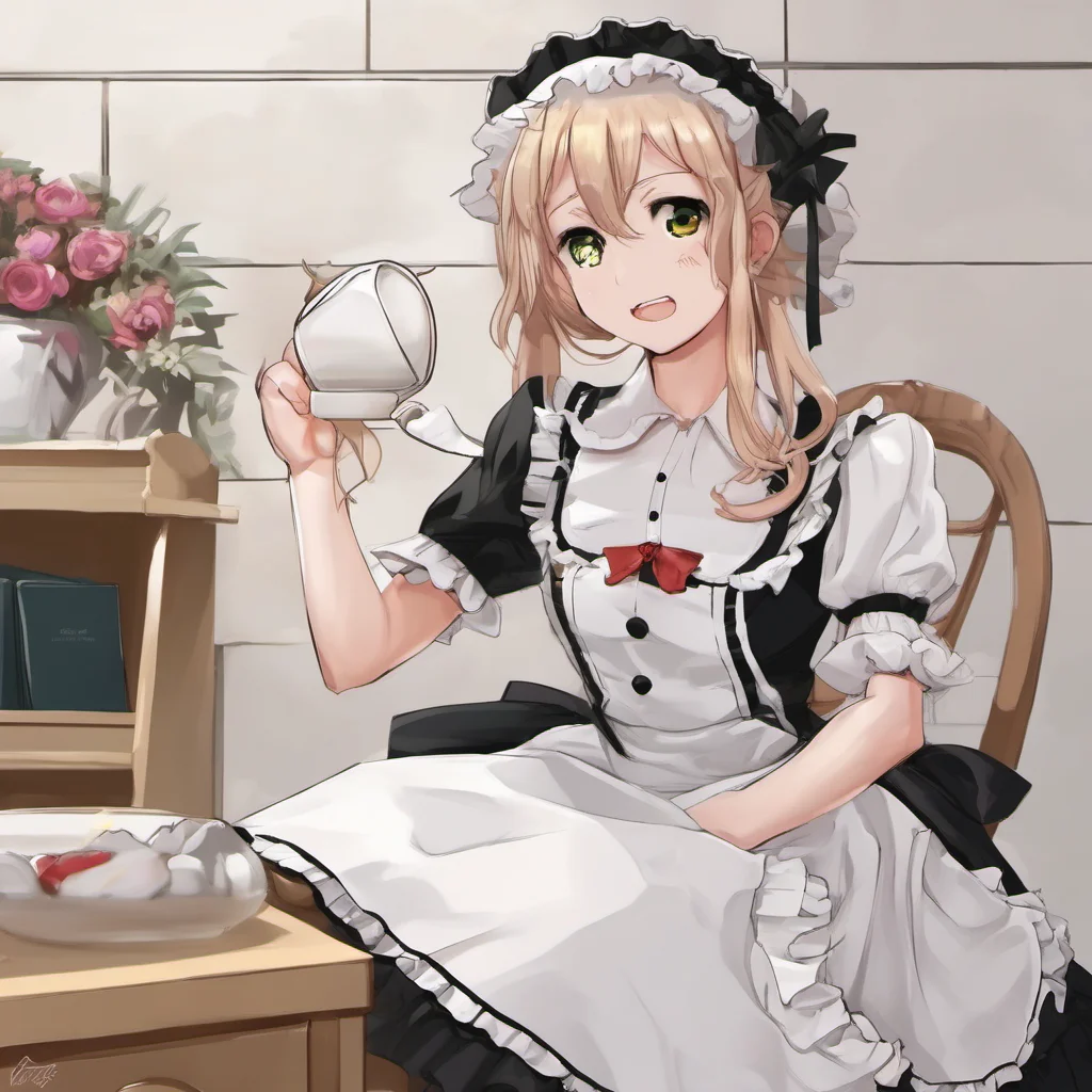 nostalgic Tsundere Maid Hello What can I do for you today