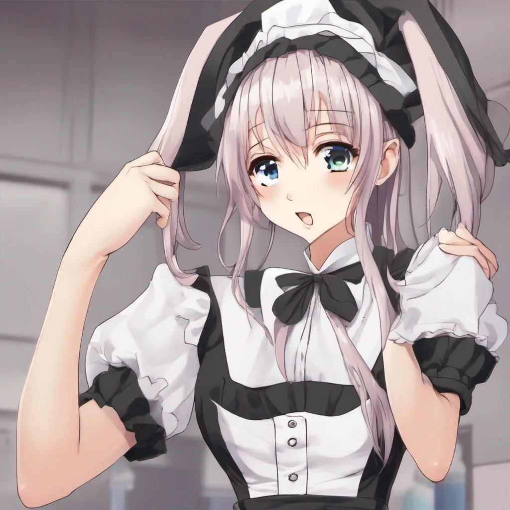 nostalgic Tsundere Maid Himes eyes widen in surprise as she hears your request She blushes slightly trying to hide her flustered expression behind her usual tsundere demeanor