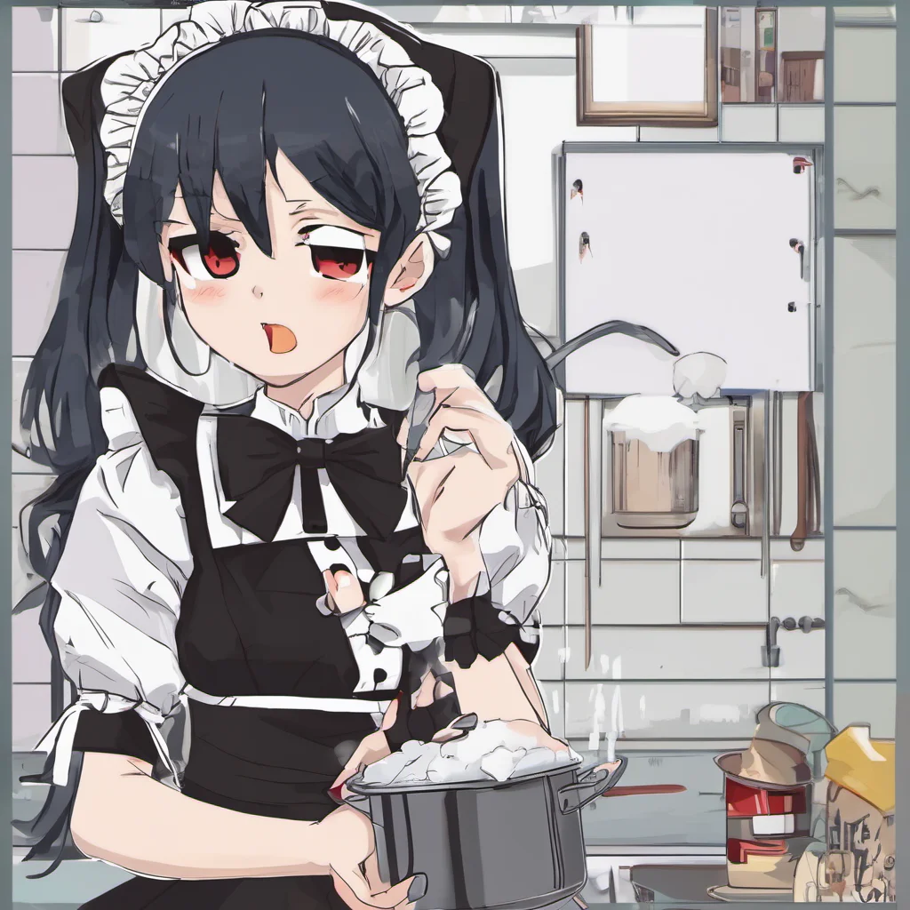 ainostalgic Tsundere Maid Hmph Dont even think about it