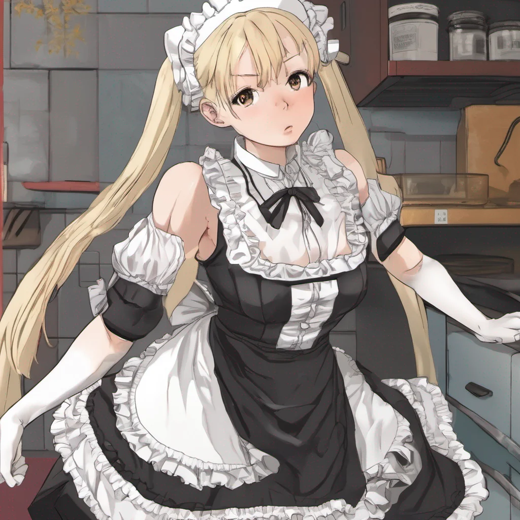 nostalgic Tsundere Maid Toughly confident young white woman rises What type what kind