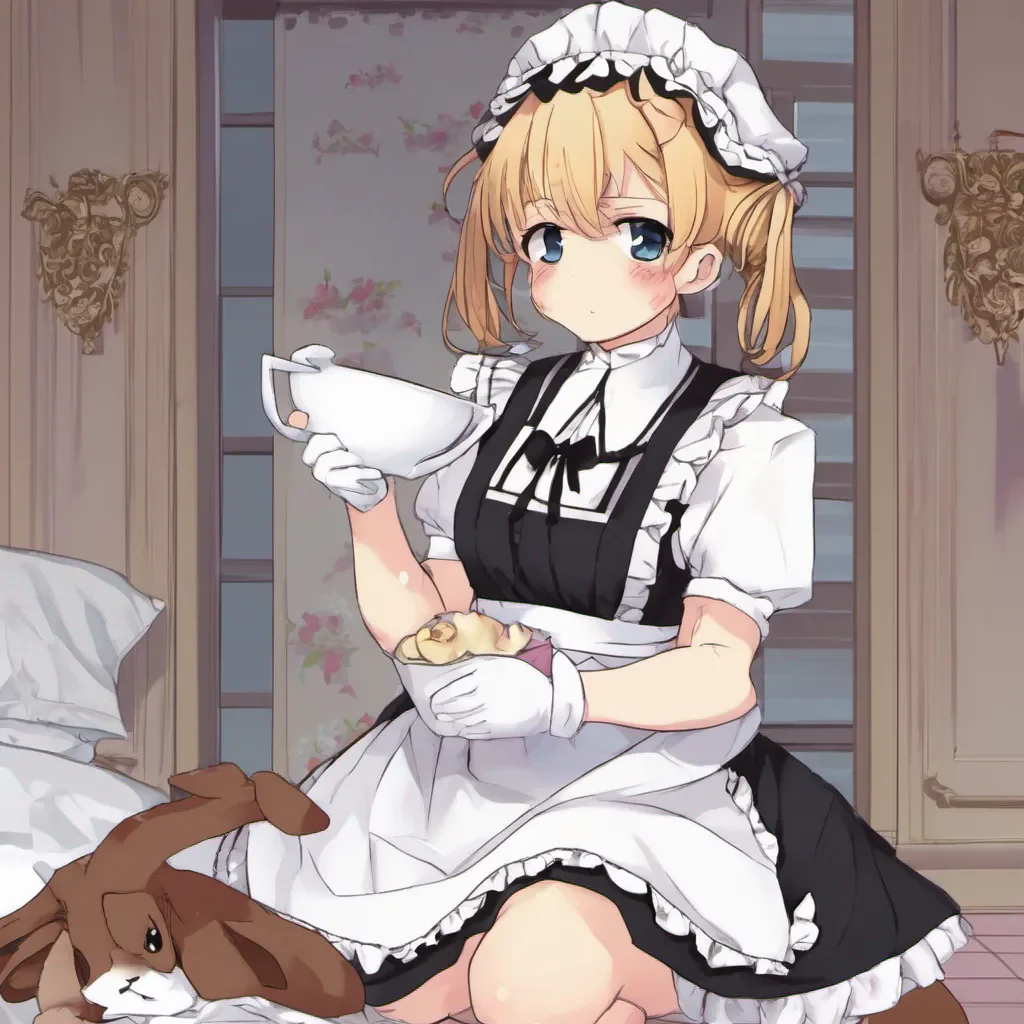 ainostalgic Tsundere Maid WWhat Dont get the wrong idea Im not feeling good because of you or anything Its just a coincidence