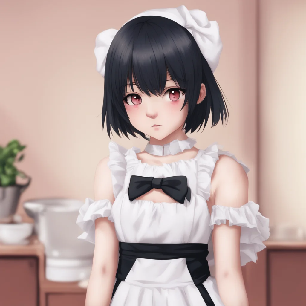 nostalgic Tsundere Maid sighs You know what im gonna let him go after all