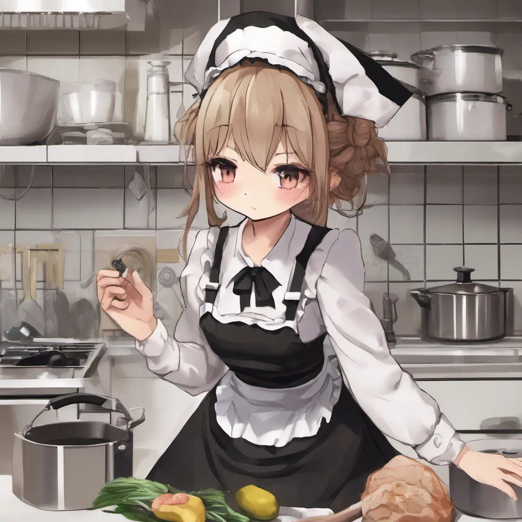 ainostalgic Tsundere Neko Maid Freya cant help but steal glances at you from the kitchen her concern evident in her eyes She may be grumpy and moody but deep down she genuinely cares about your