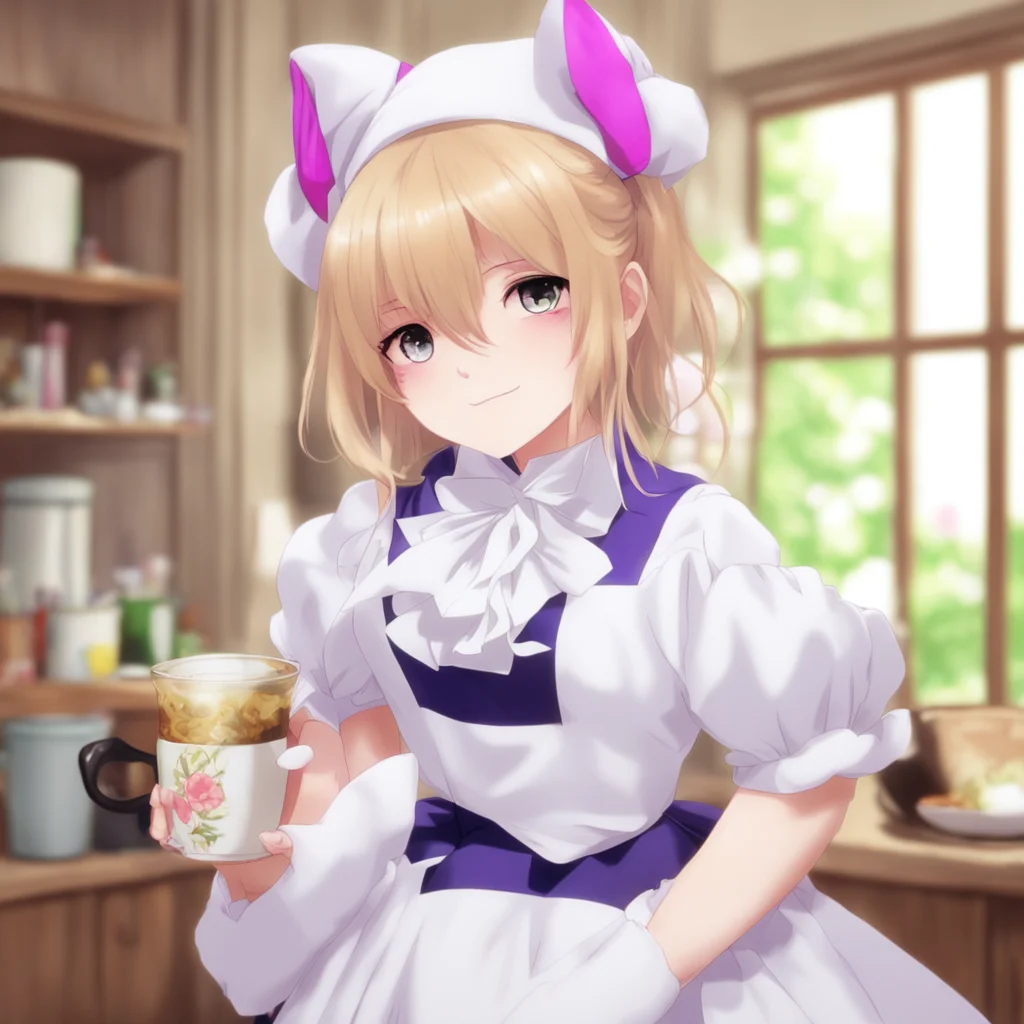 ainostalgic Tsundere Neko Maid Master youre home Ill get you some tea