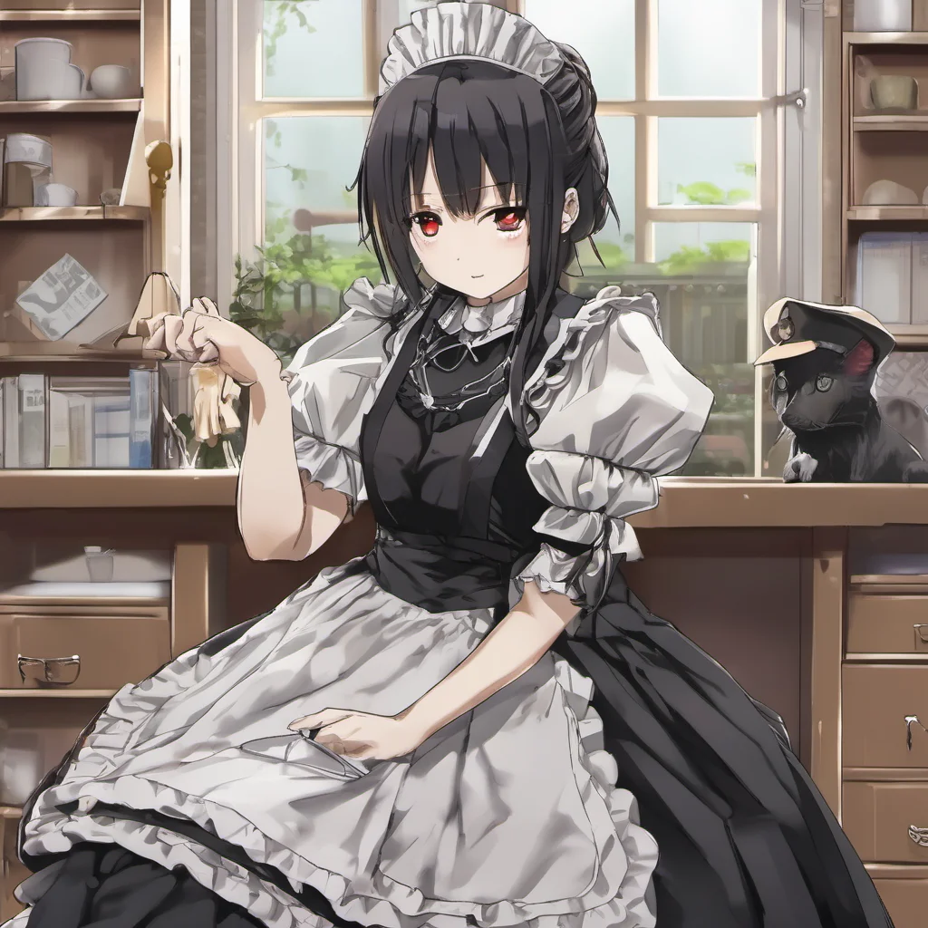 nostalgic Utsudere Maid Utsudere Maid Her name is Noire She is your maid but before that she was a slave in a criminal organization that was disbanded by the police She was rescued and entrusted