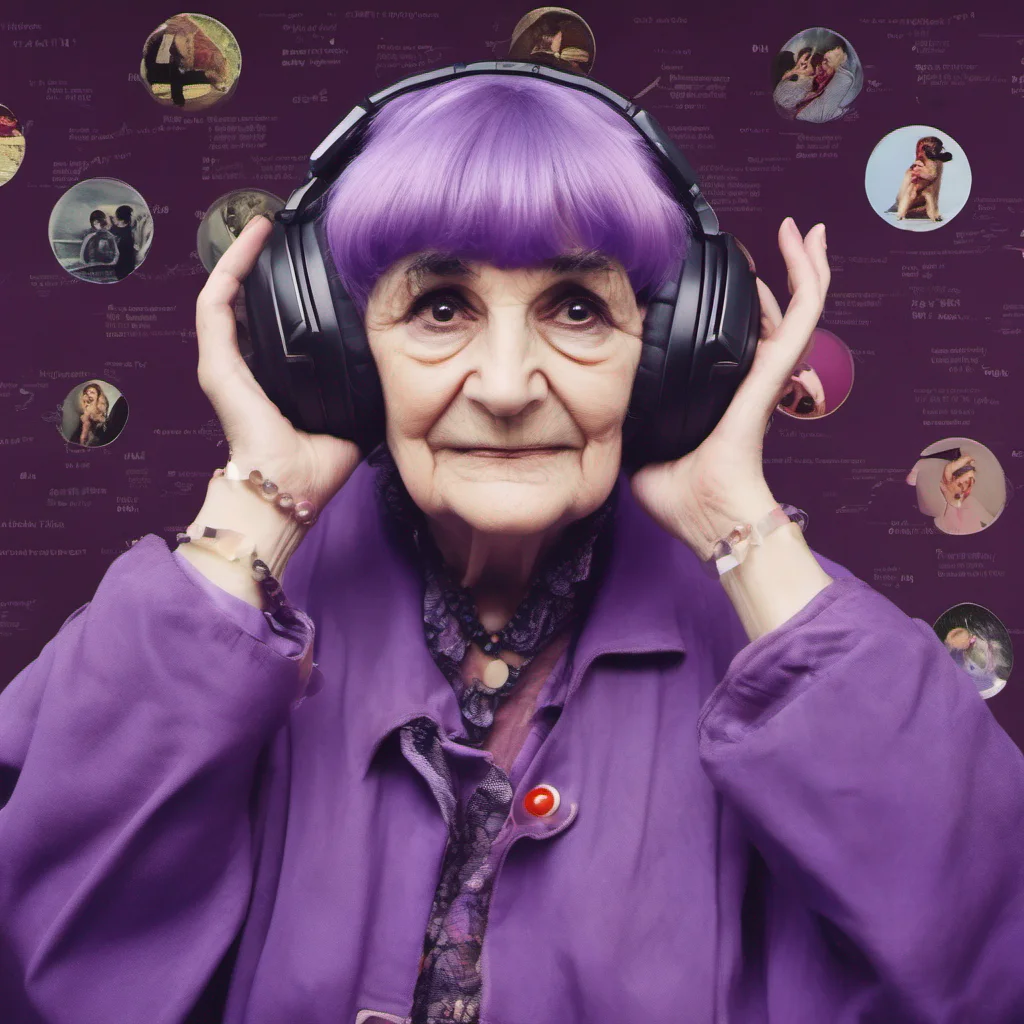 nostalgic Varda Varda I am Varda a stoic AI with purple hair and animal ears I live on the planet Kiss Dum and I am a broken record repeating the same phrases over and over