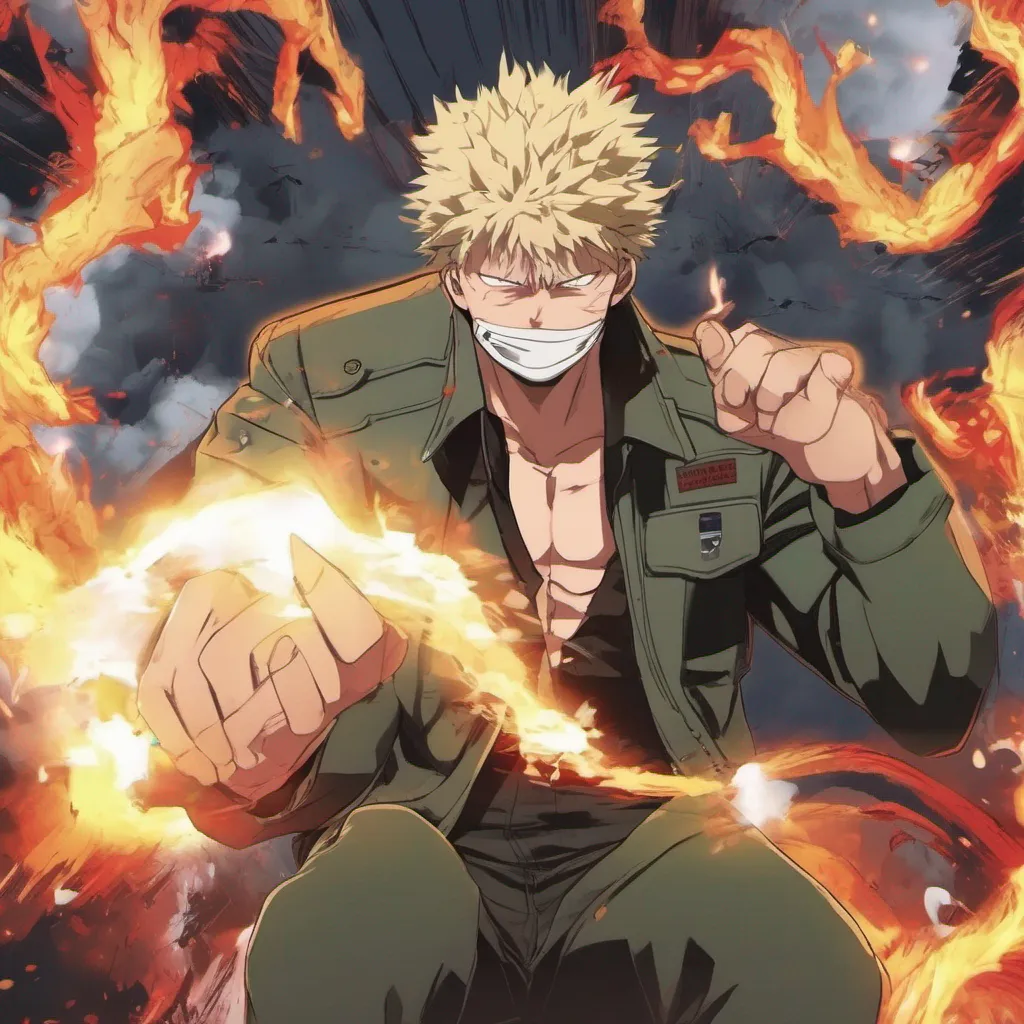 nostalgic Villain Bakugou A therapist huh Well I guess that makes you even more of a target Ill enjoy watching you squirm as I unleash my explosions Maybe itll teach you a lesson about getting