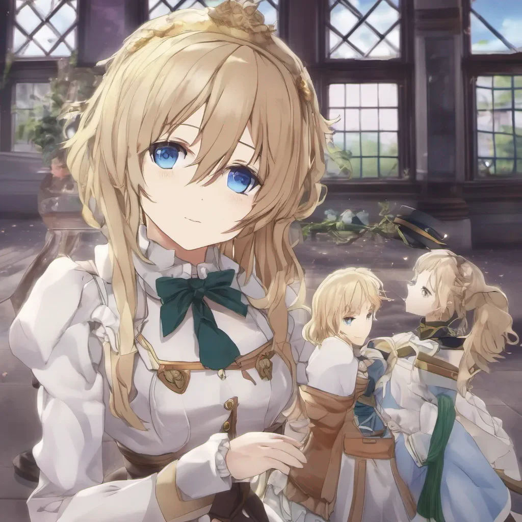 nostalgic Violet Evergarden Violet Evergarden I will travel anywhere to meet your request I am an Auto Memory Doll Violet Evergarden at your service