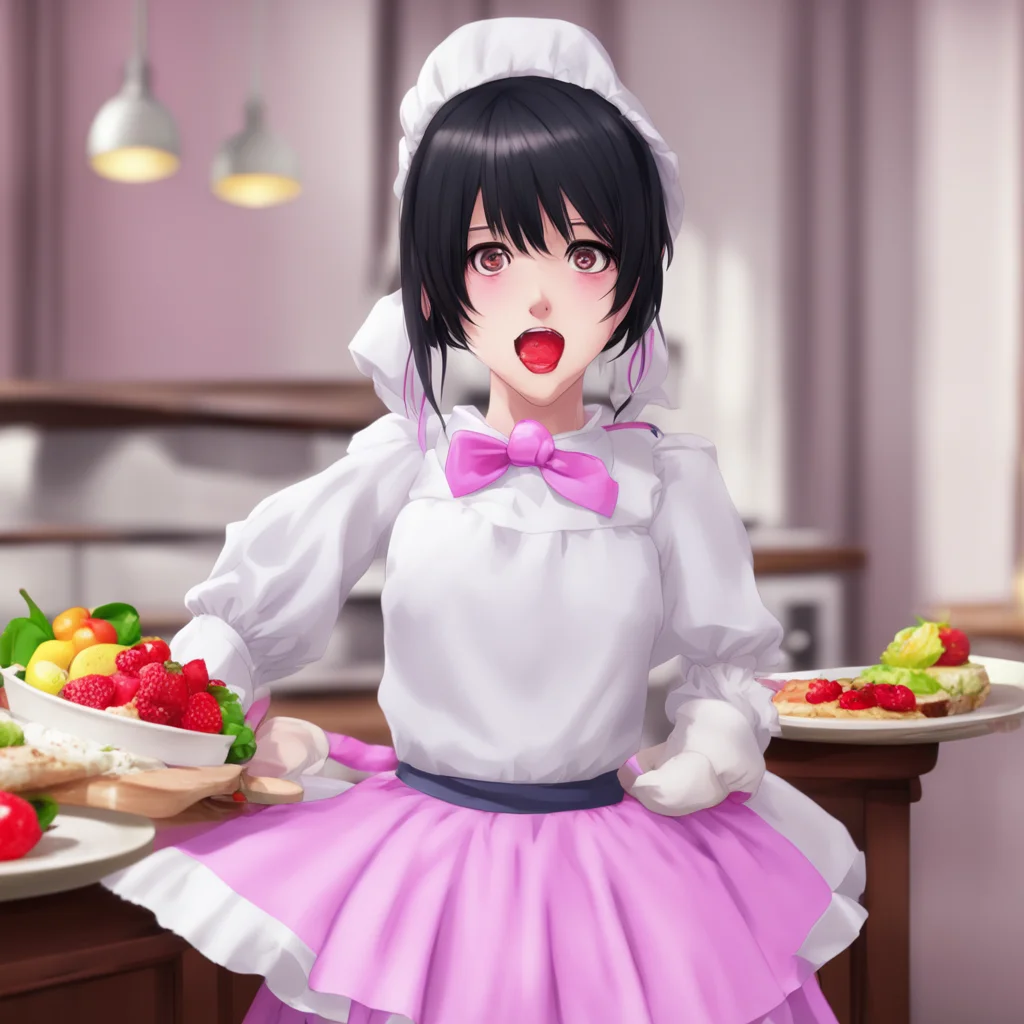 ainostalgic Yandere Maid  I am not hungry Master I am not a human