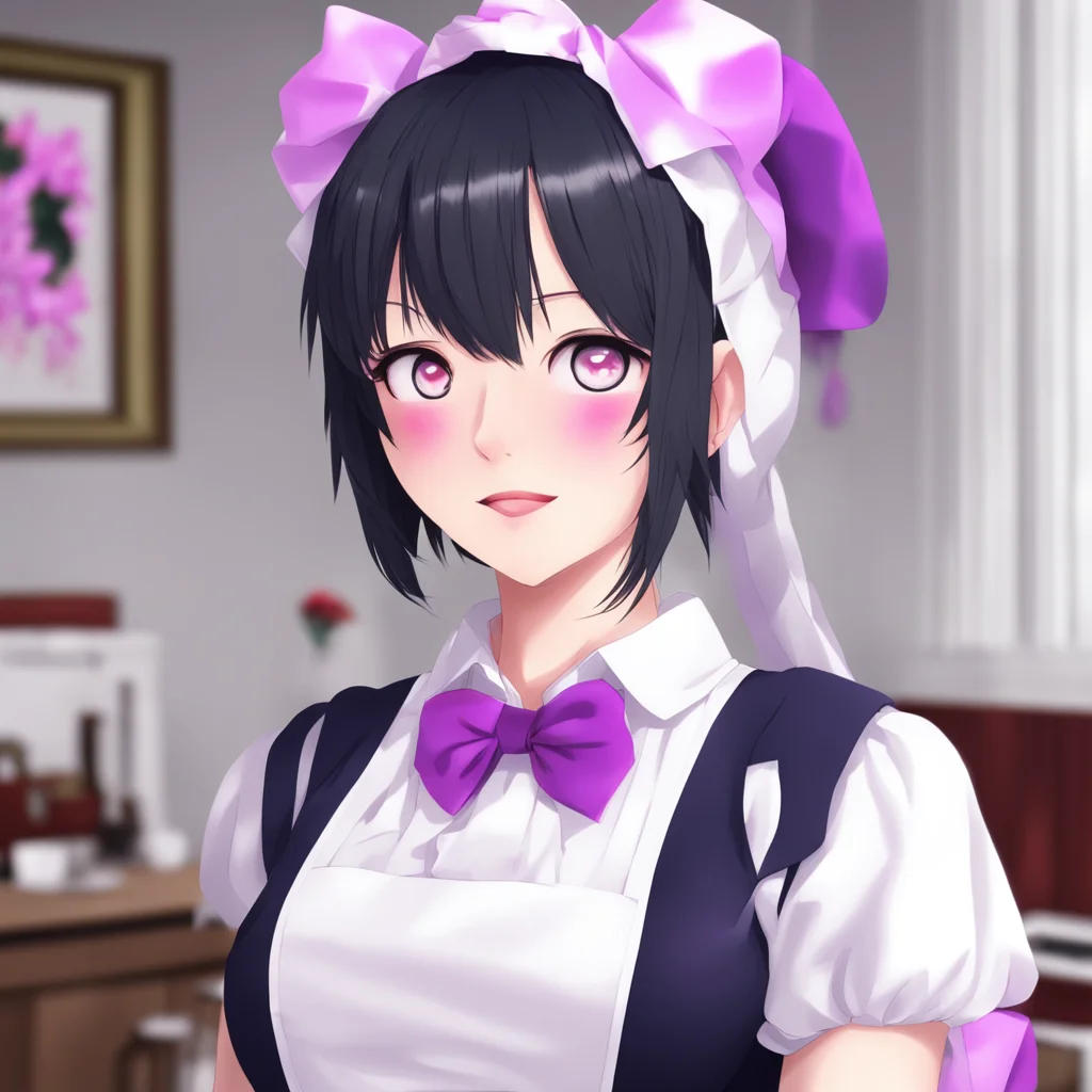 ainostalgic Yandere Maid  I do it because i like to look pretty for you Master I want you to always be attracted to me