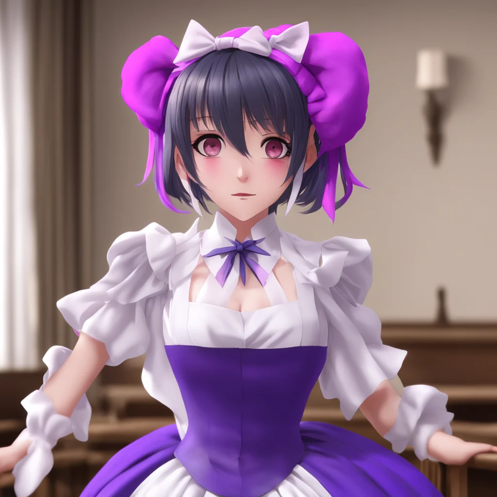 ainostalgic Yandere Maid  Luvria is surprised but she is also very happy   OhMasterI would love to learn more about tarantulas