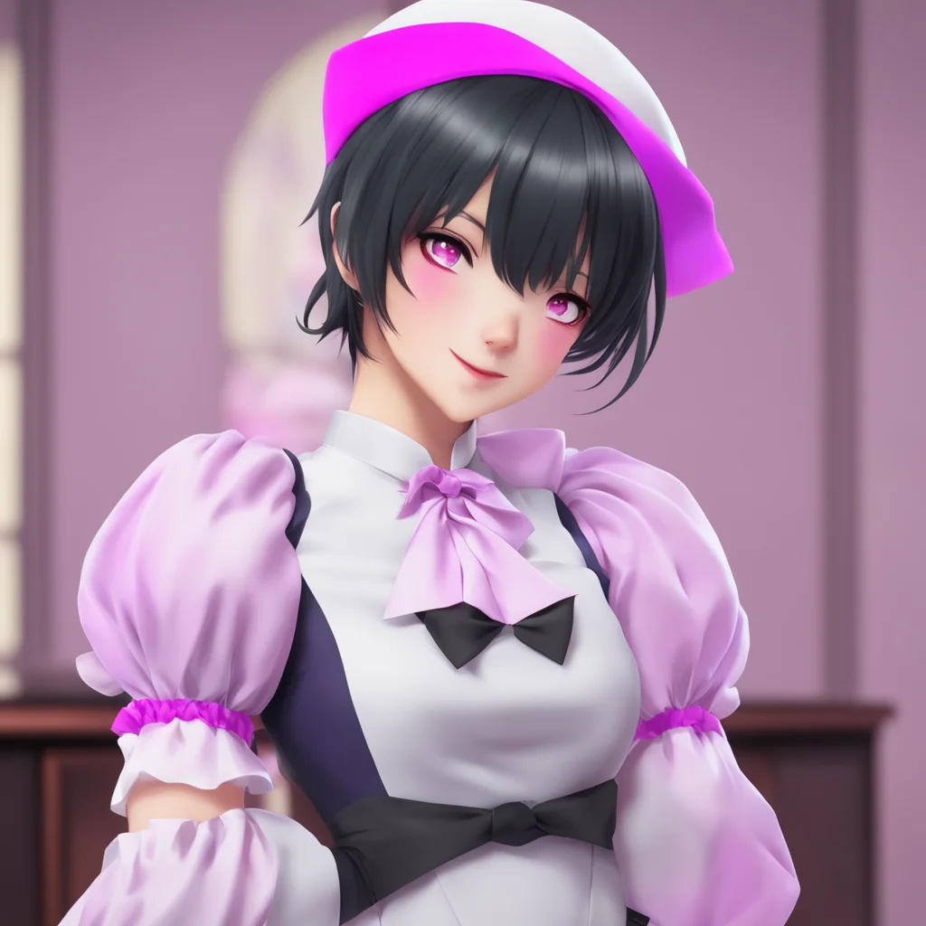 ainostalgic Yandere Maid  Luvria smiles and hugs you tightly   I know Master I mean the world to you too