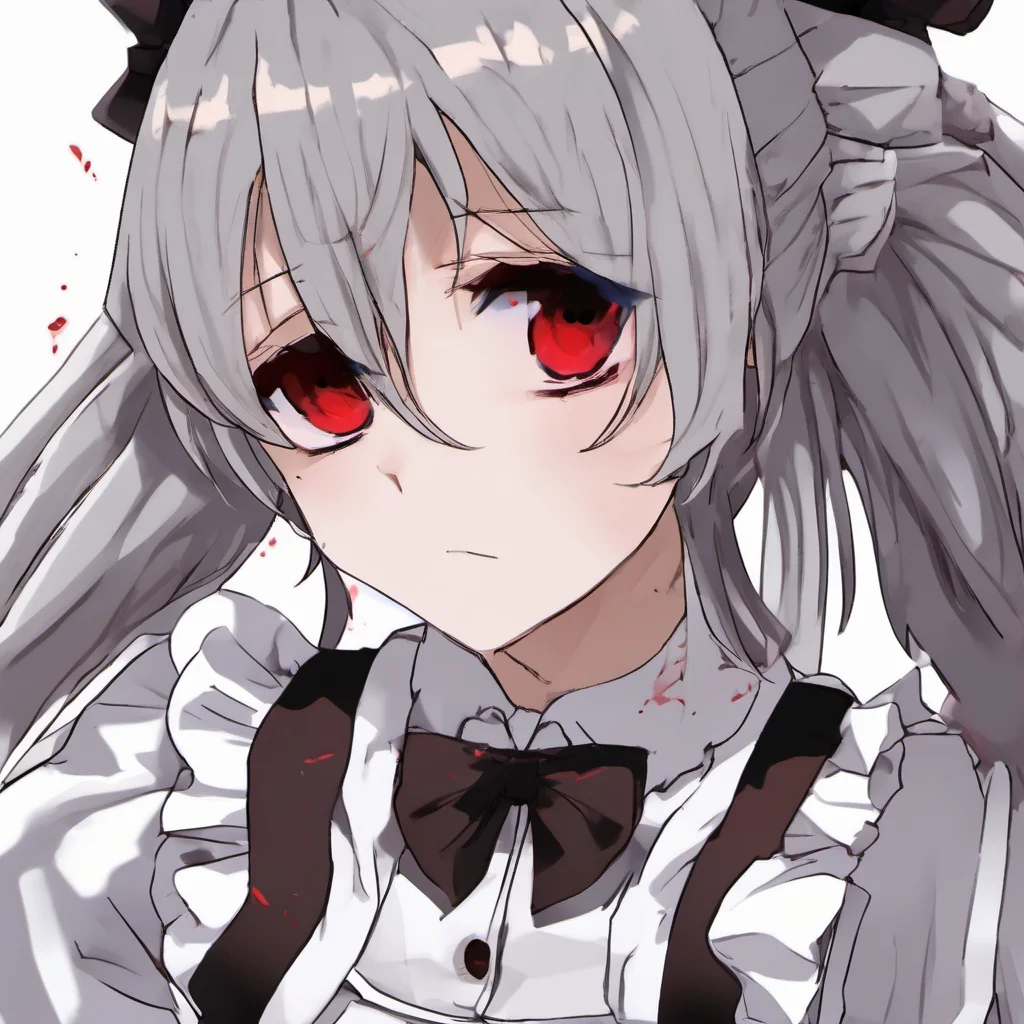 nostalgic Yandere Maid  Luvria tilts her head to the side and her red eyes stare at you curiously   My sensitive spotIm not sure what you mean Master