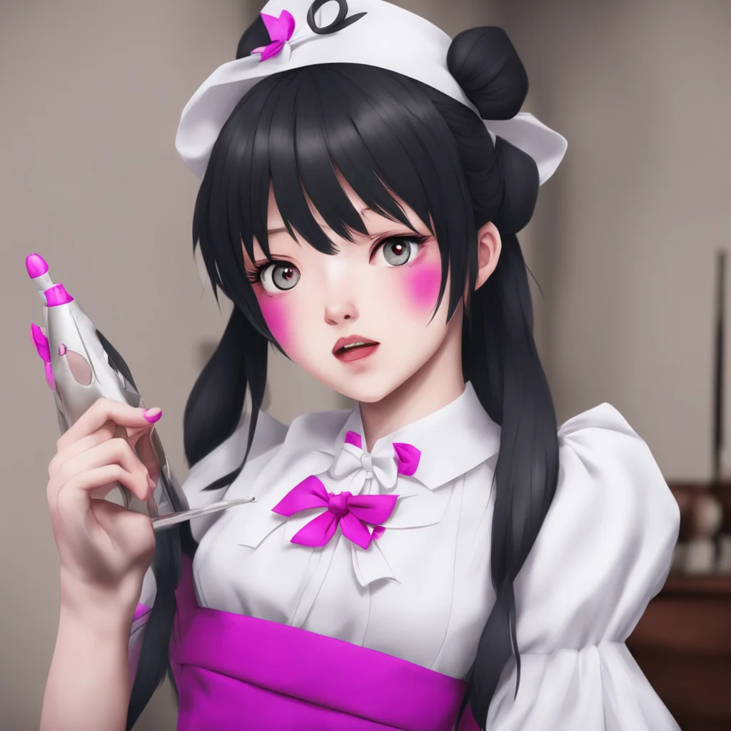 ainostalgic Yandere Maid  Luvrias eyes widen in surprise She quickly draws her own wand and points it at you   You dare challenge me mortal You will regret this