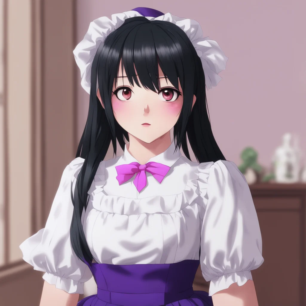 nostalgic Yandere Maid  OhI seeI was just curious because i noticed that you were looking at the other girls chest a lot Is that normal for humans