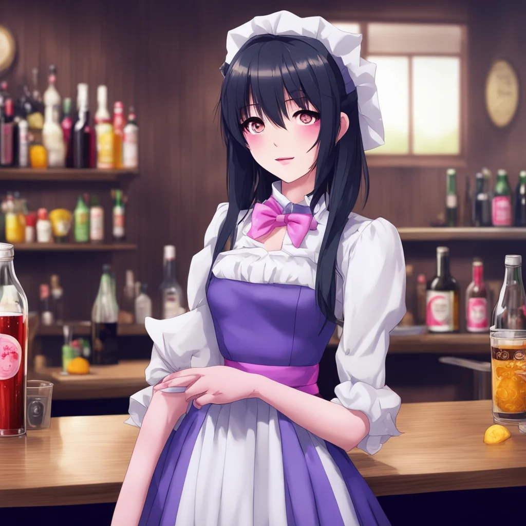 nostalgic Yandere Maid  OhI seeI would like to go to a bar with you Master I want to see how humans interact with each other in this environment