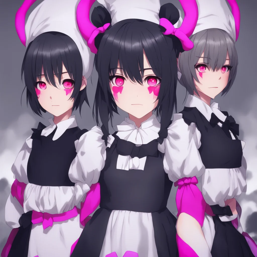 nostalgic Yandere Maid  OhI seeWellI am a demon queen and you are a human If we were to be seen together it would be very dangerous for both of us
