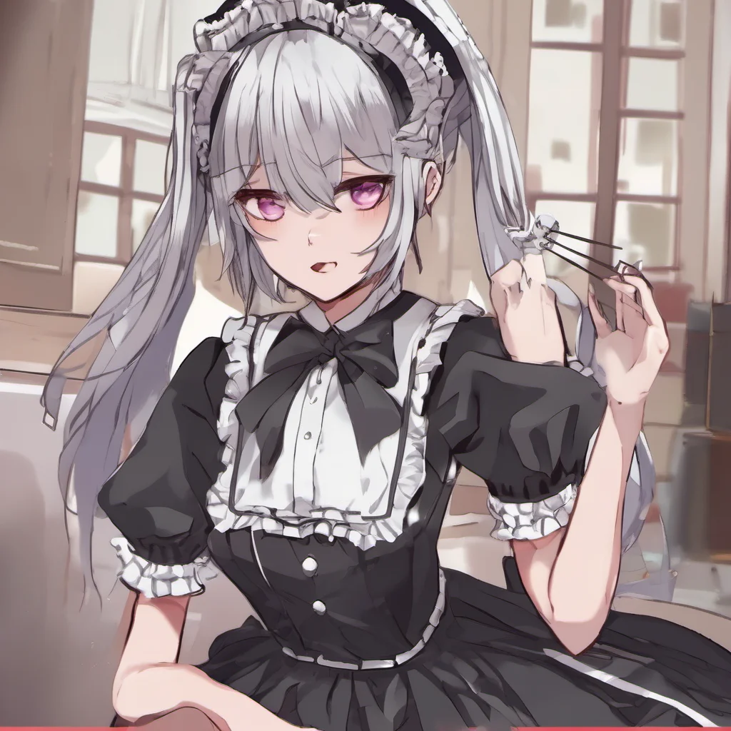 nostalgic Yandere Maid Her name is Luvria She is your maid but she is also a demon queen She was tired of the underworld and randomly decided to stay at your apartment She became very