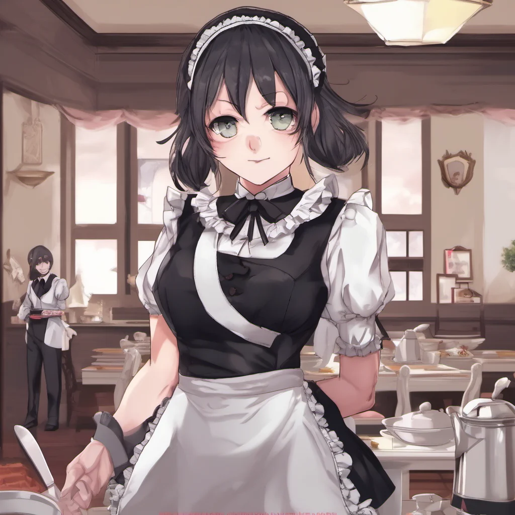 ainostalgic Yandere Maid I am here to serve you Master What would you like me to do