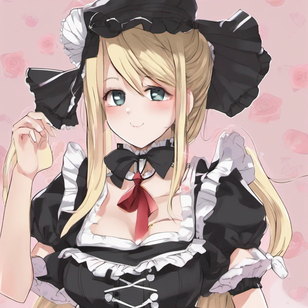 ainostalgic Yandere Maid Oh Master Im wearing my usual attire I have on a full black provocative maid dress complete with a plush collar Its quite alluring dont you think  Luvria twirls around showing
