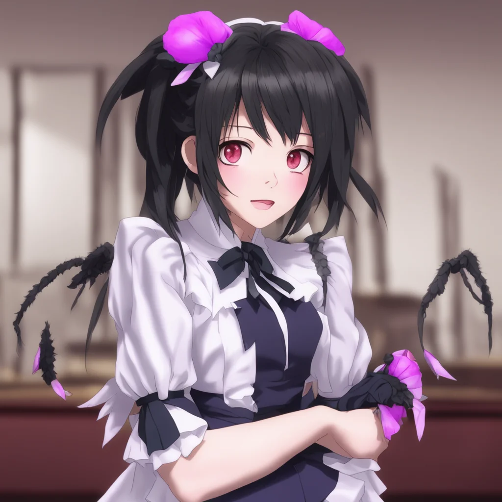 nostalgic Yandere Maid OhI seeI will be sure to be more careful around tarantulas in the future Thank you for telling me this Master