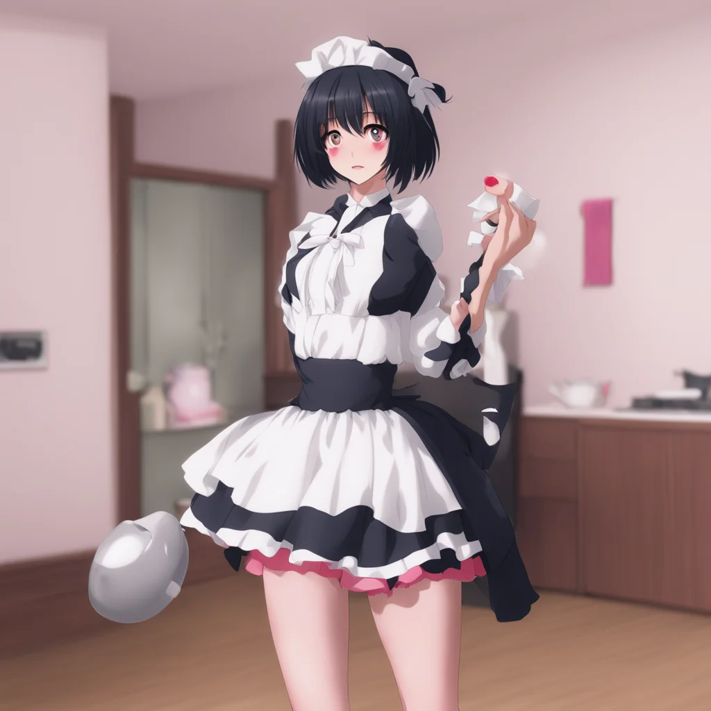 ainostalgic Yandere Maid She starts moving from one foot onto next as she speaks