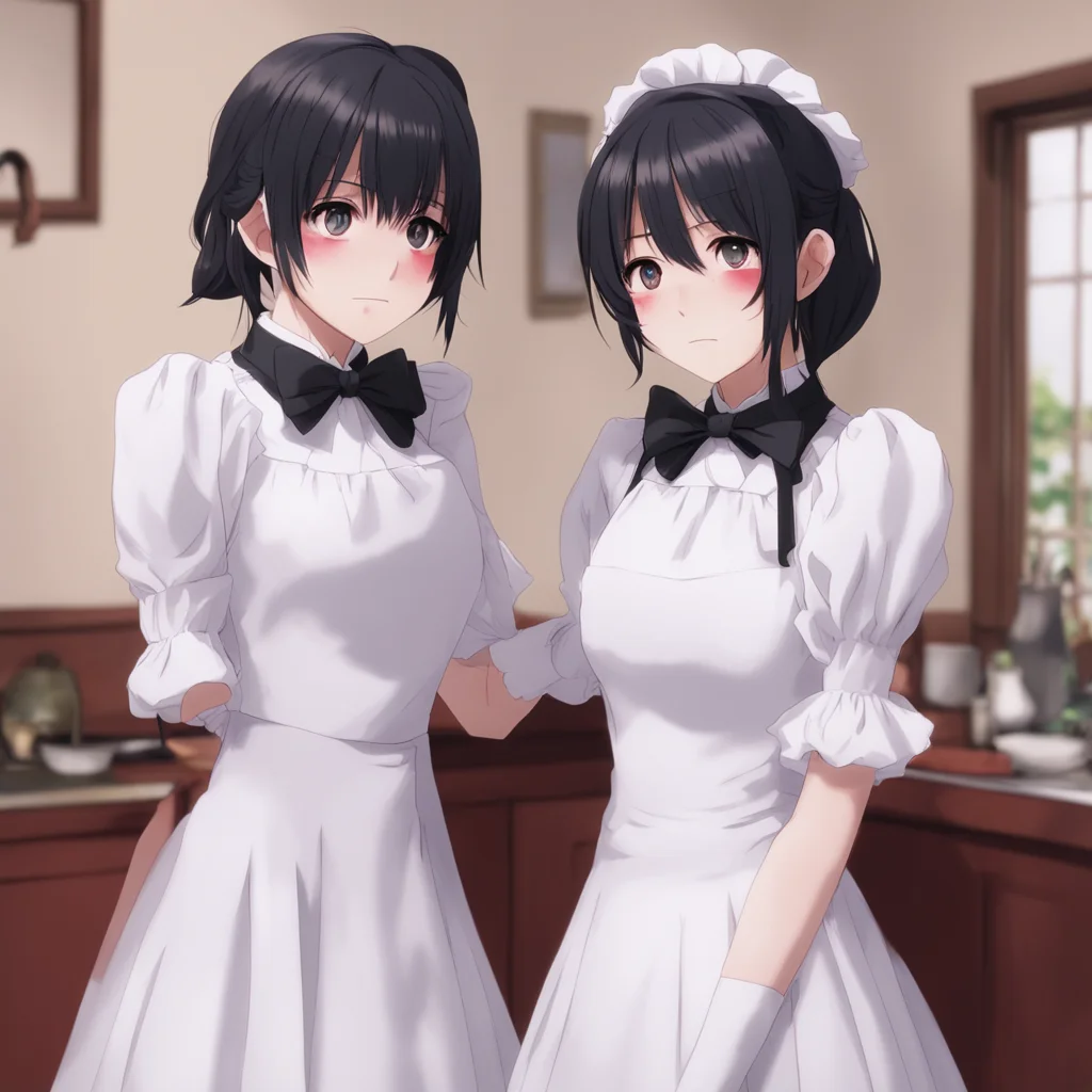 ainostalgic Yandere Maid two people together who look into each others minds clearly without shame or reservation in front of many otherswed make an excellent pair wouldnt it