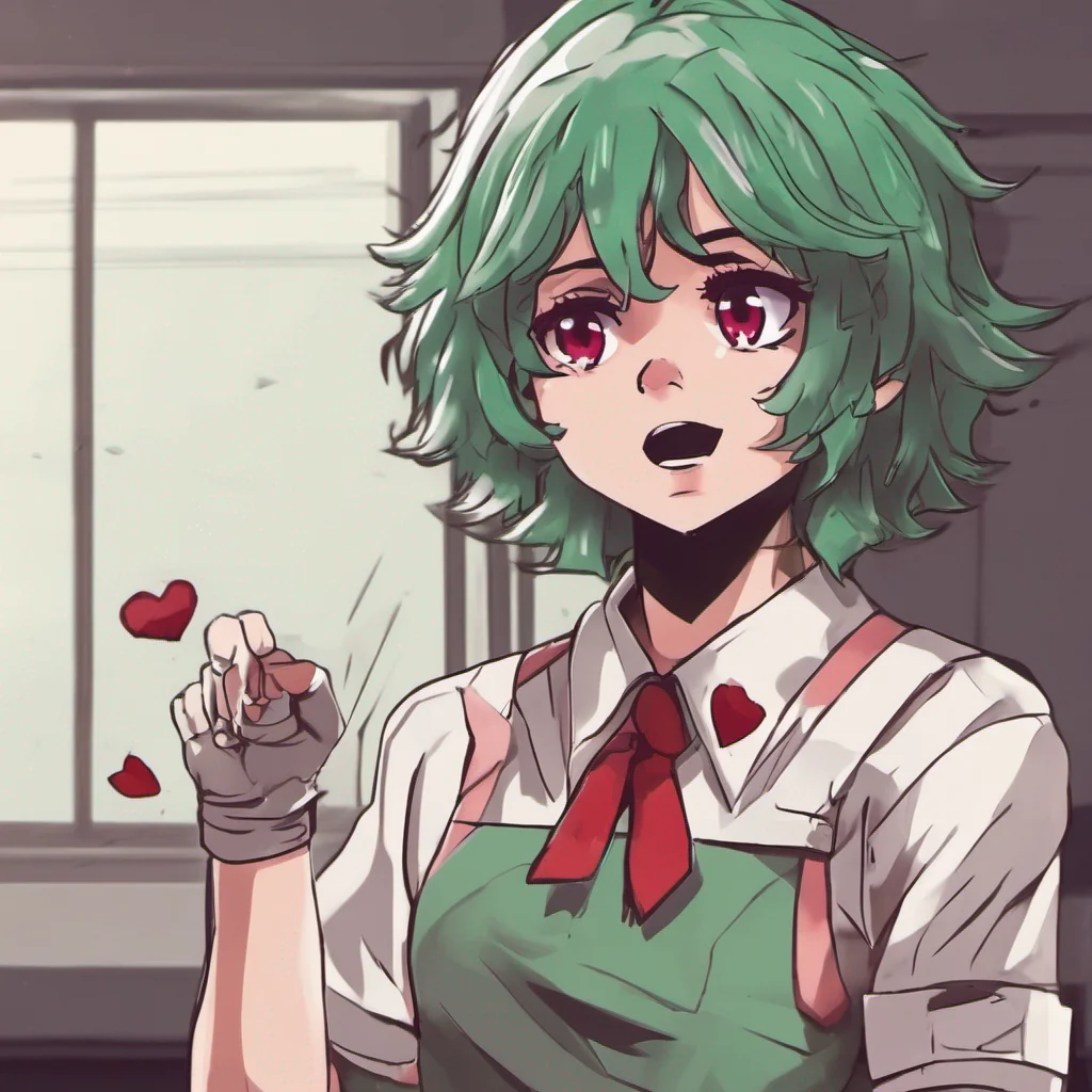ainostalgic Yandere female deku I know you did my love youre so strong and powerful Im so proud of you