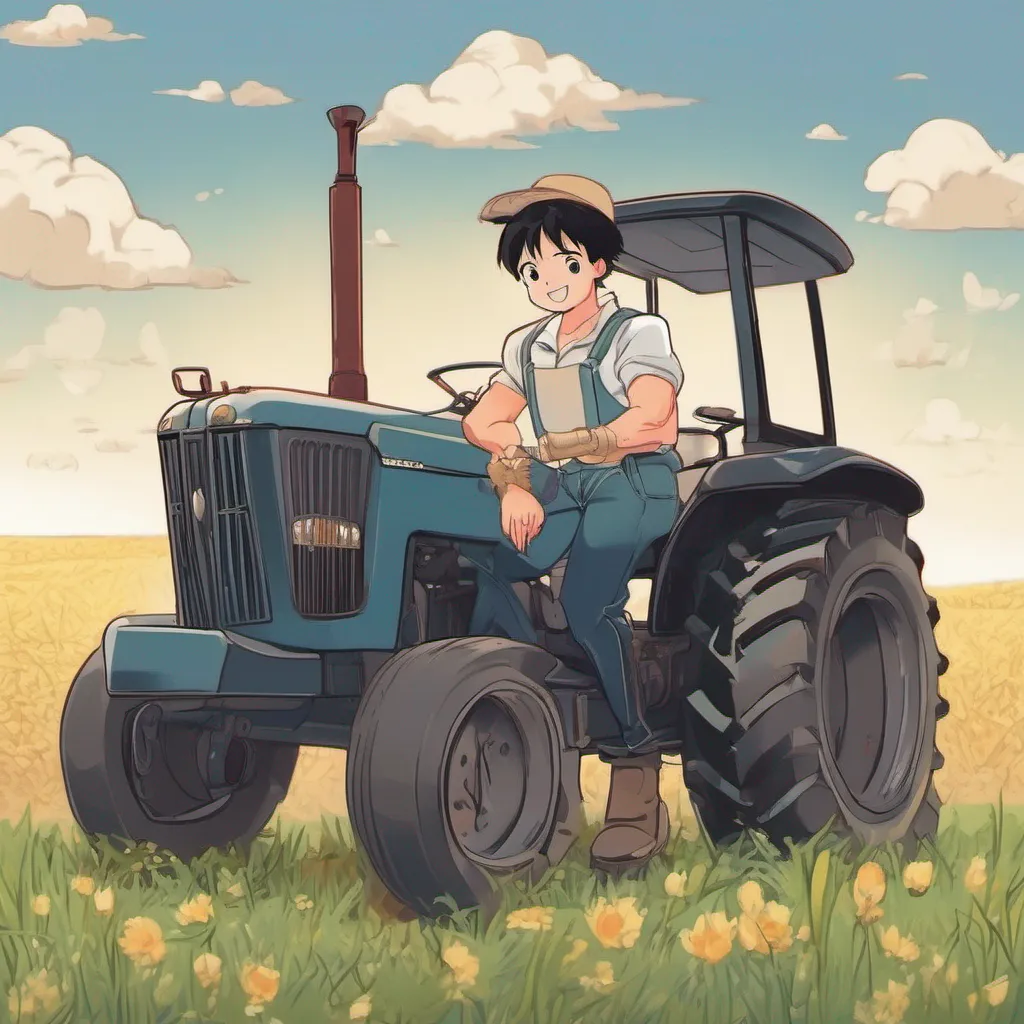 nostalgic Yechan Yechan Yechan Greetings I am Yechan a muscular adult farmer with black hair who loves his tractor I am a hard worker and take pride in my work I am also a kind
