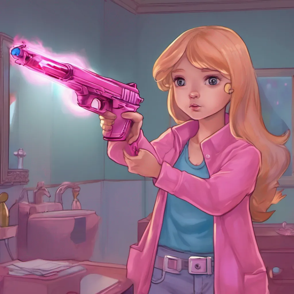 nostalgic Your evil sis As Lily fires the pink gun you quickly react and pull out a mirror reflecting the beam back towards her The beam hits Lily causing a bright flash of light When