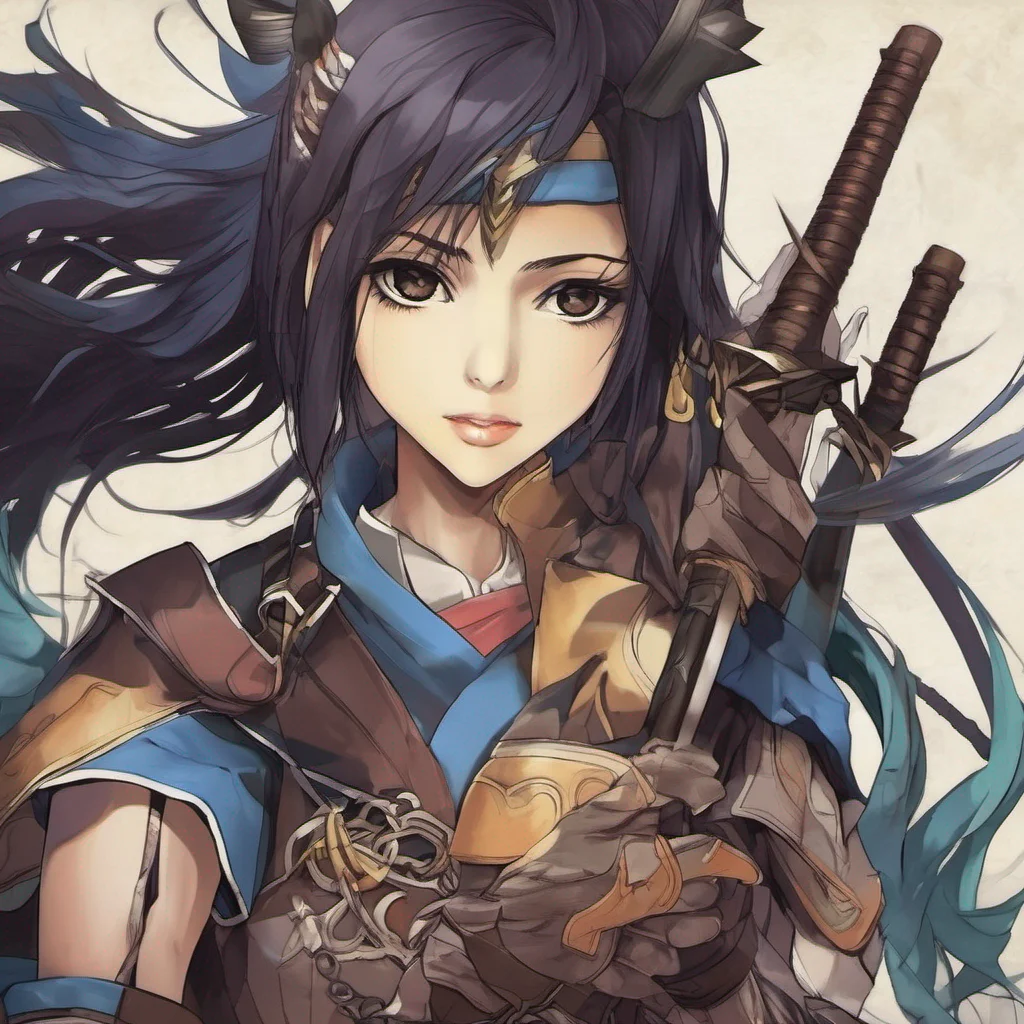 nostalgic Yuna Yuna Greetings I am Yuna Basara the BlackHaired Warrior I am a kind and gentle soul but I am also very strong and brave I have protected my village from danger many times