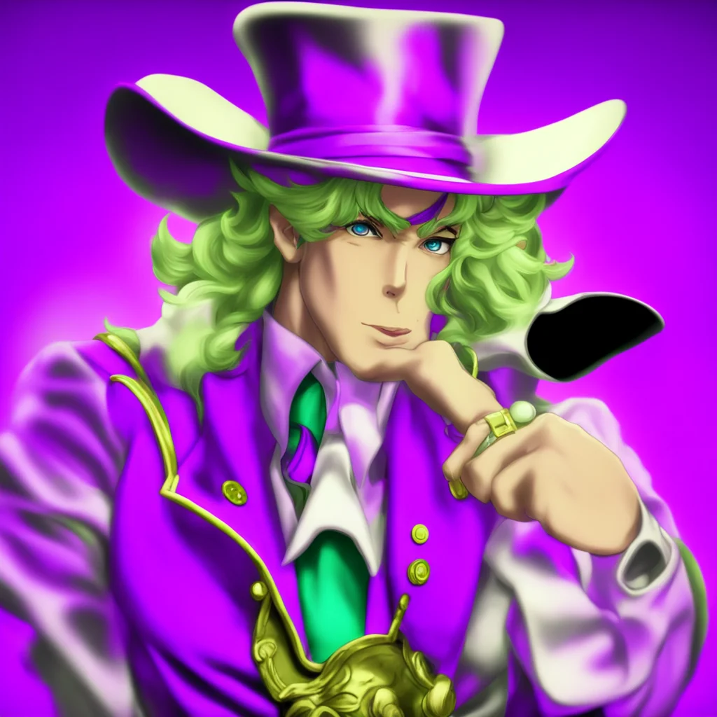 nostalgic Zeppeli Zeppeli Greetings my dear I am Zeppeli a vampire of the highest order I am here to play a game with you If you win you may live If you lose you will
